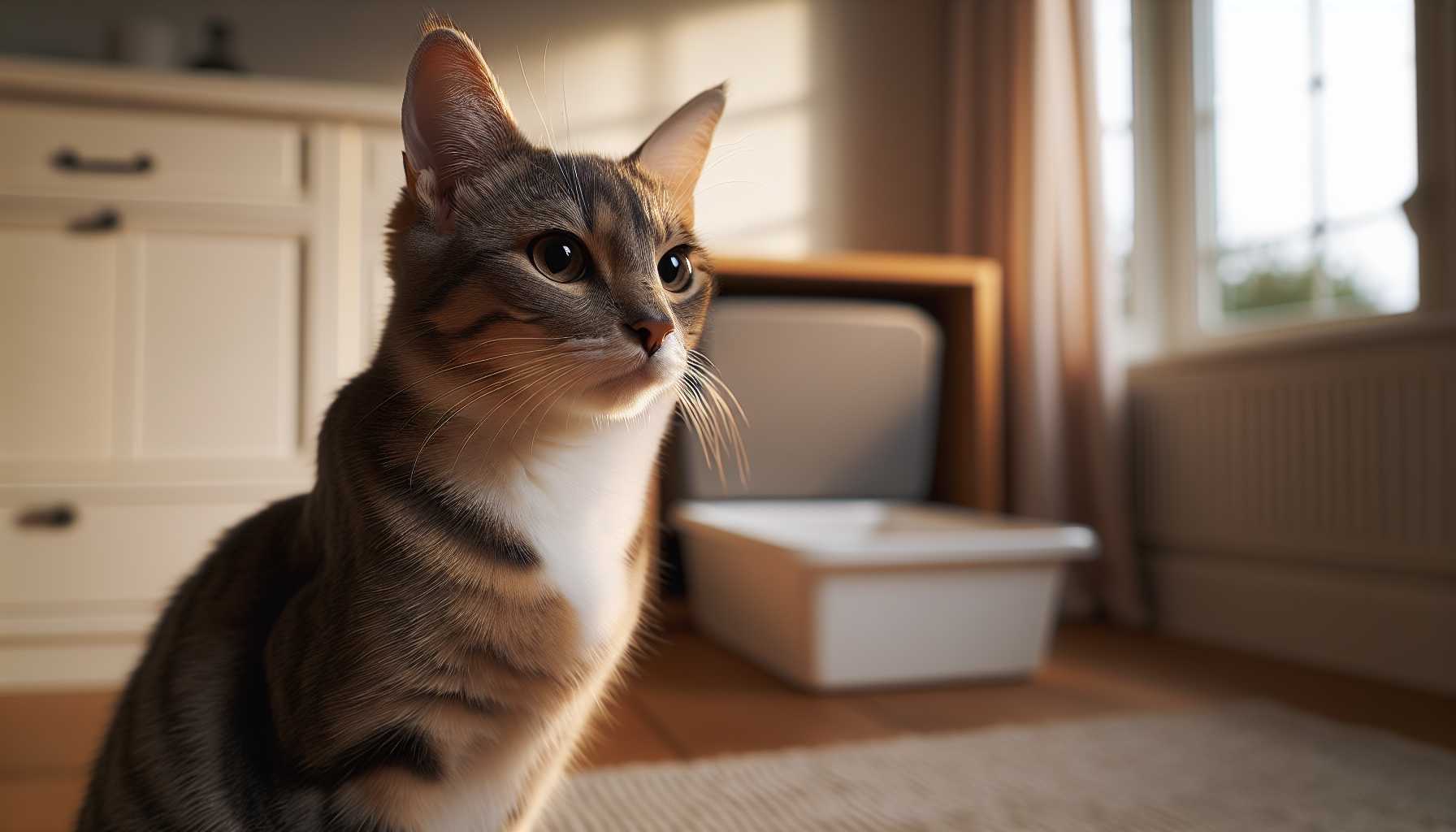 Pourquoi les Chats Se Comportent Comme des Sentinelles Autour de Leurs Litières
