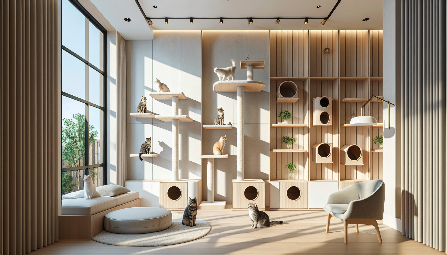 Designs de Chambres de Luxe pour Chats : Transformez Votre Pièce Libre en Paradis Félin