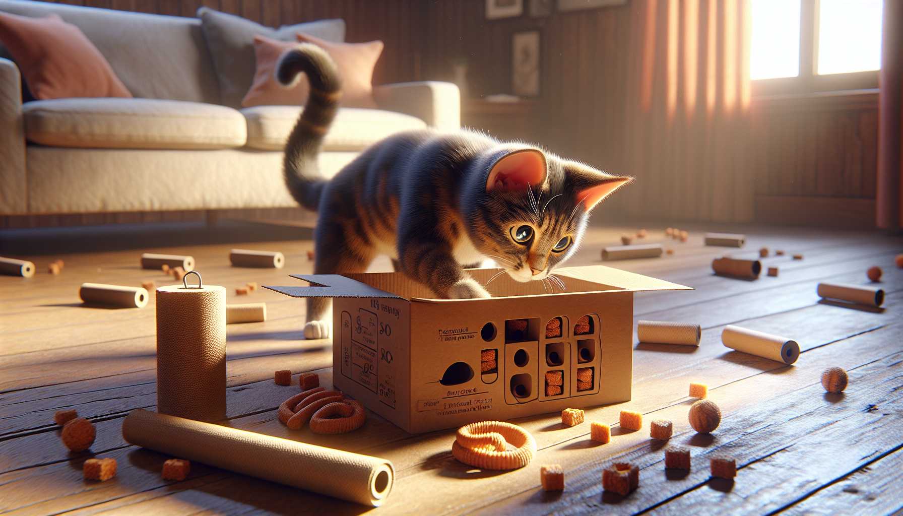 Indoor-Aktivitäten für Katzen: Kreative Schatzsuche-Ideen für drinnen