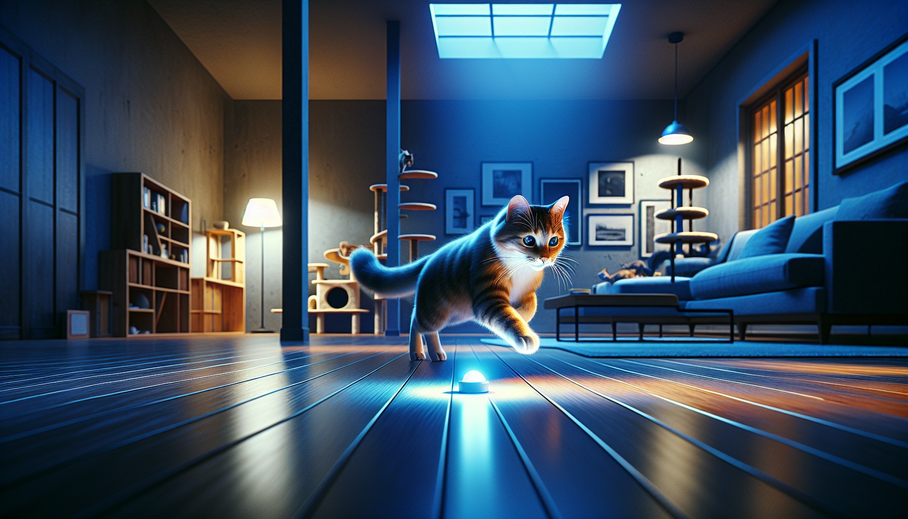 Jeux de Lumières LED : Idées d’Activités Amusantes et Sûres pour Chats d’Intérieur
