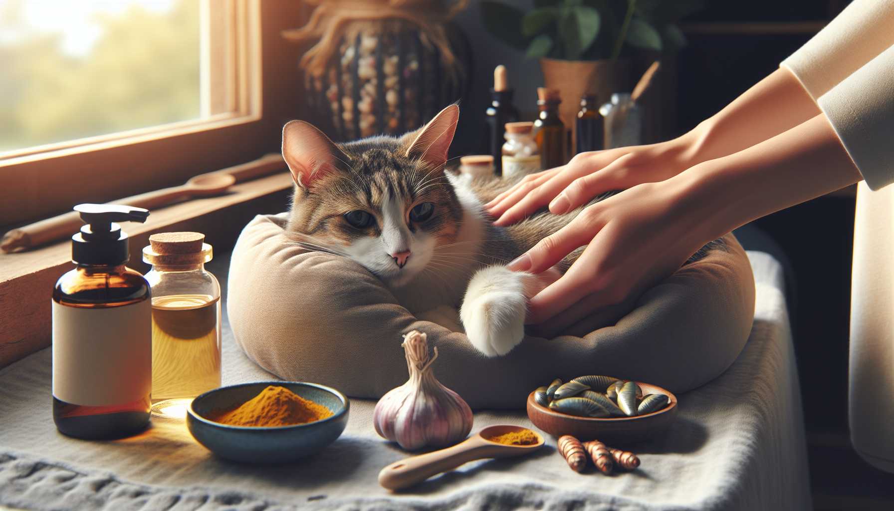 Alternatives naturelles pour le soulagement de l’arthrite chez le chat