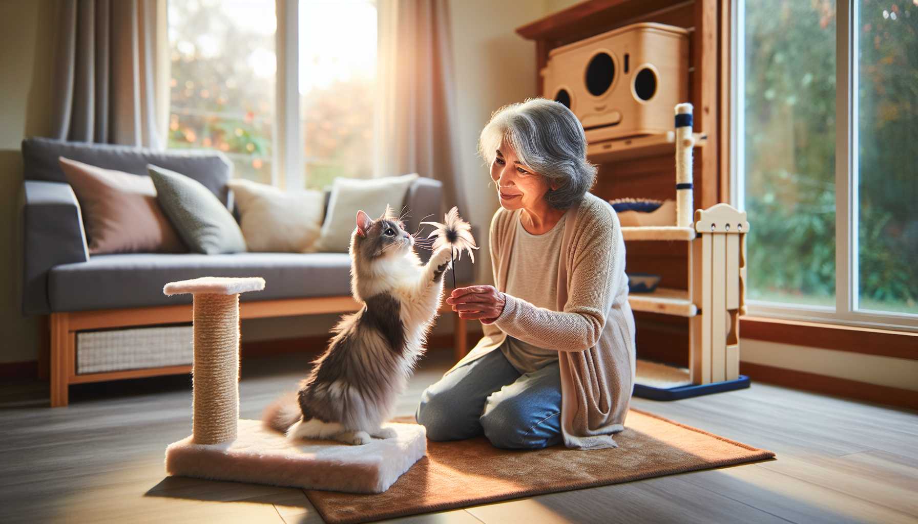 Recommandations d’exercices pour les chats seniors : Guide bien-être