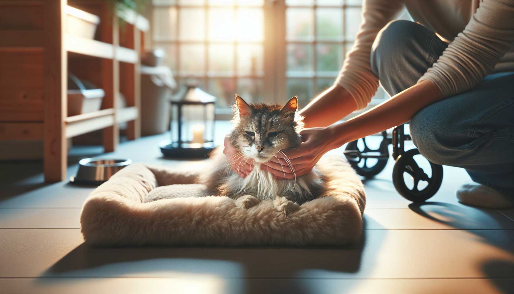 Gestion de la Douleur chez les Chats Âgés : Solutions Naturelles et Médicales