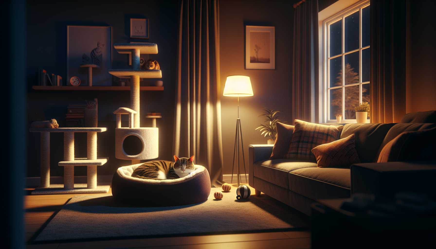 Apprendre aux Chats à Dormir Toute la Nuit : Mettre Fin à l’Hyperactivité Nocturne