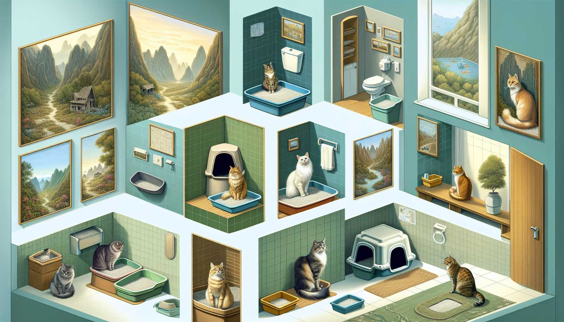 Leitfaden zur strategischen Katzentoiletten-Platzierung für Mehr-Katzen-Haushalte