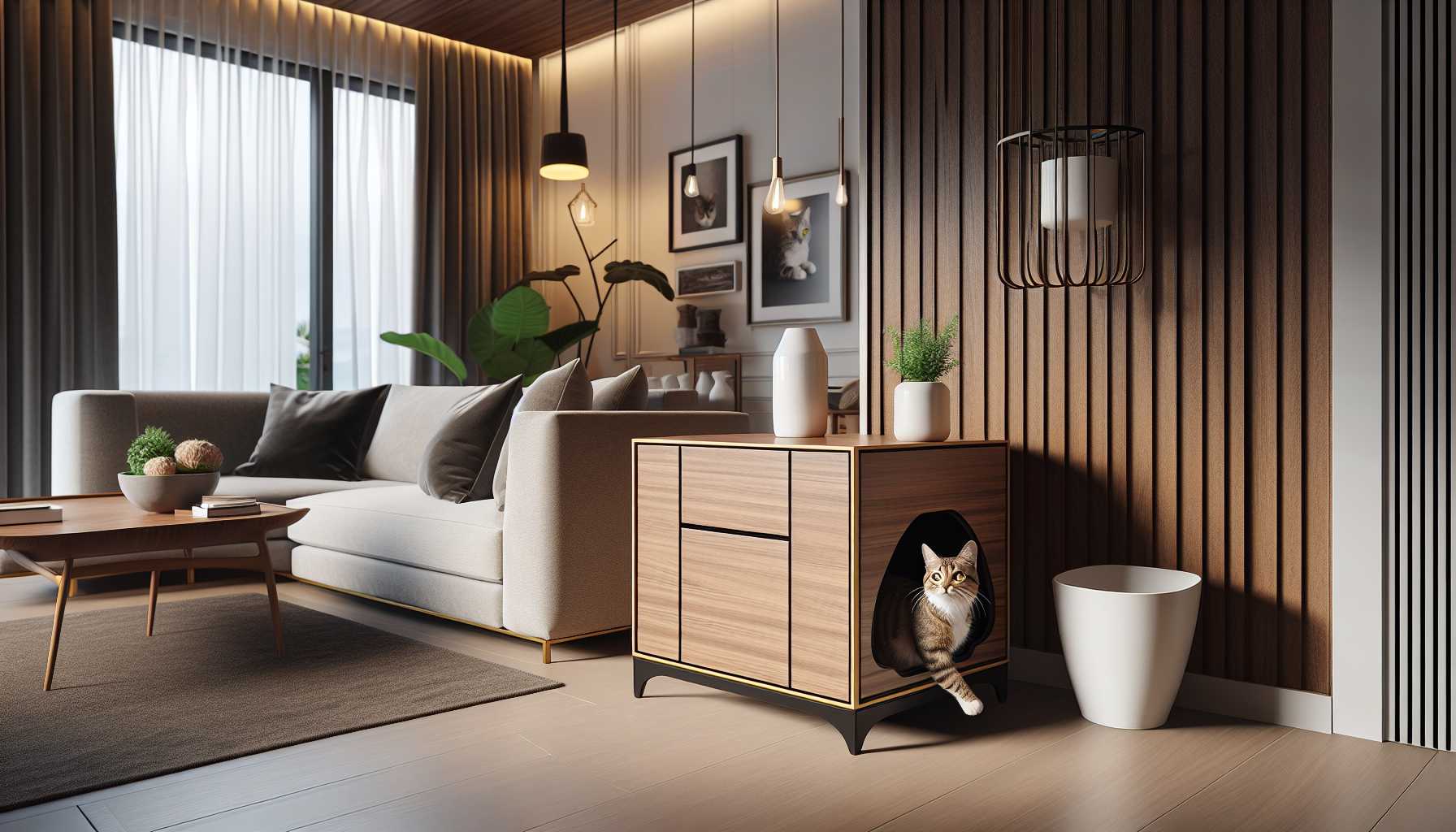 Leitfaden für kompakte Katzenklo-Möbel: Versteckte Lösungen