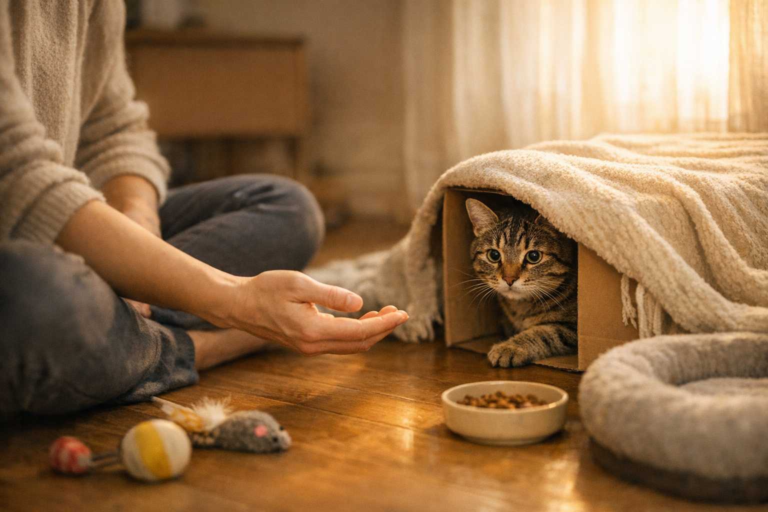 Bindung zu Tierheimkatzen aufbauen: Leitfaden zu Vertrauensbildungstechniken