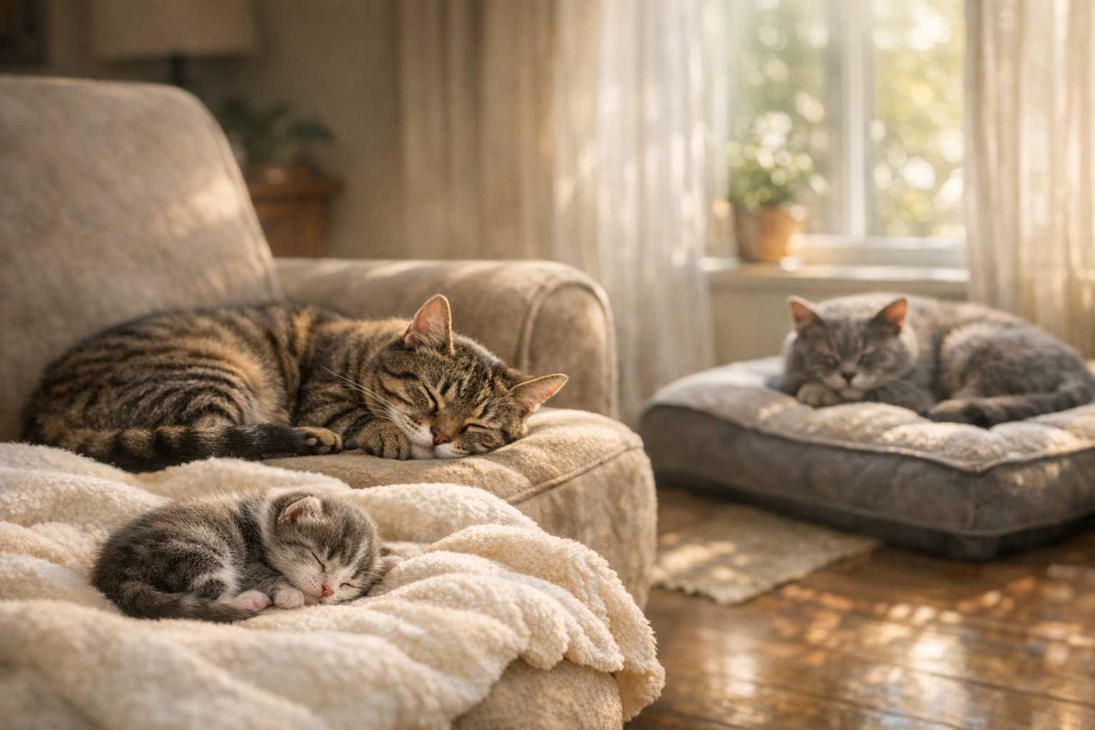 Pourquoi les Chats Dorment Autant : Guide Complet par Étape de Vie