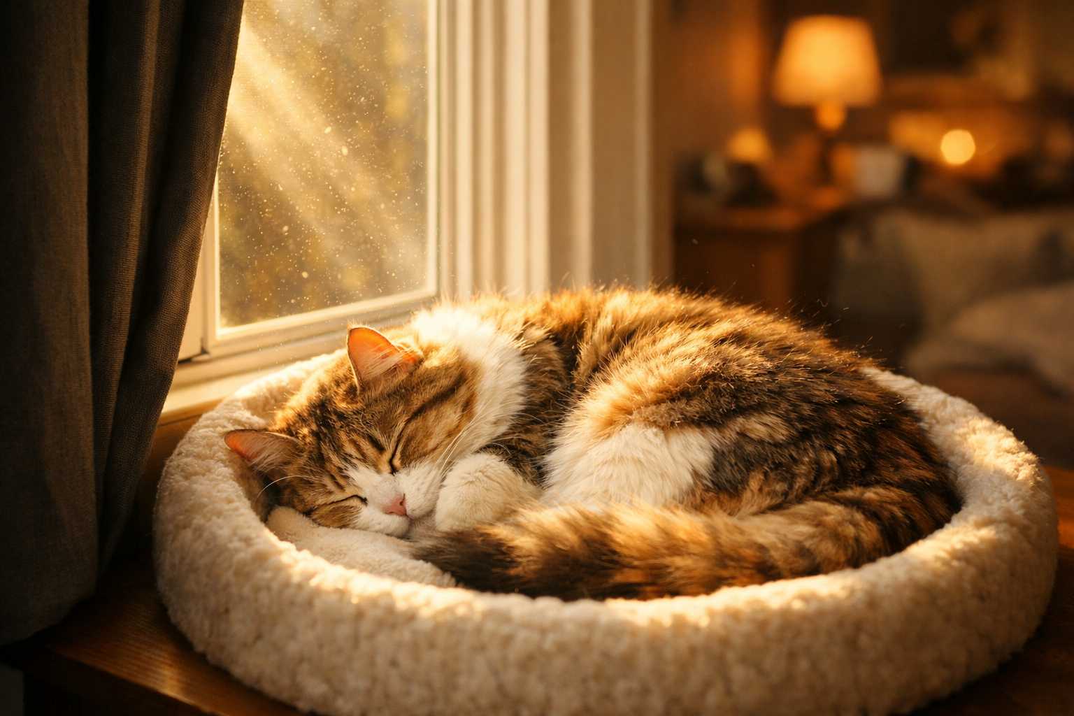 Lumière et sommeil du chat : tout ce que vous devez savoir