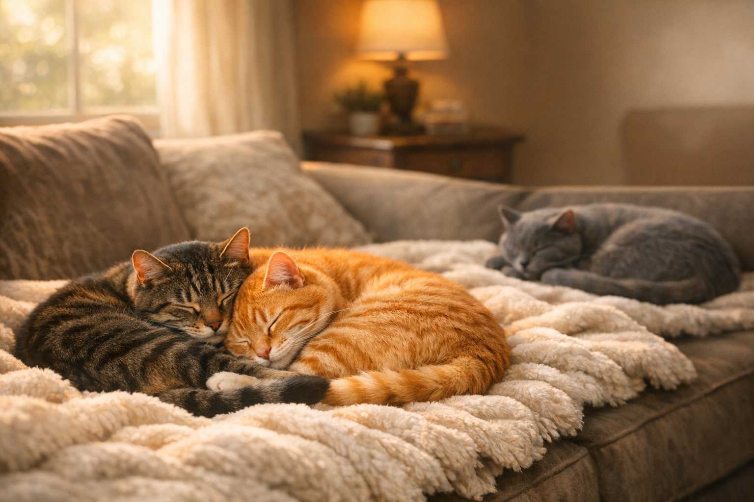 Comportement de Sommeil de Plusieurs Chats : Observer et Comprendre