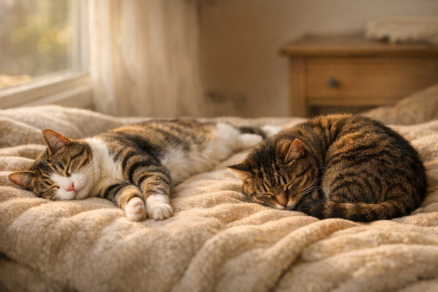 Positions de Sommeil des Chats et Douleur : Décoder les Signes d’Inconfort