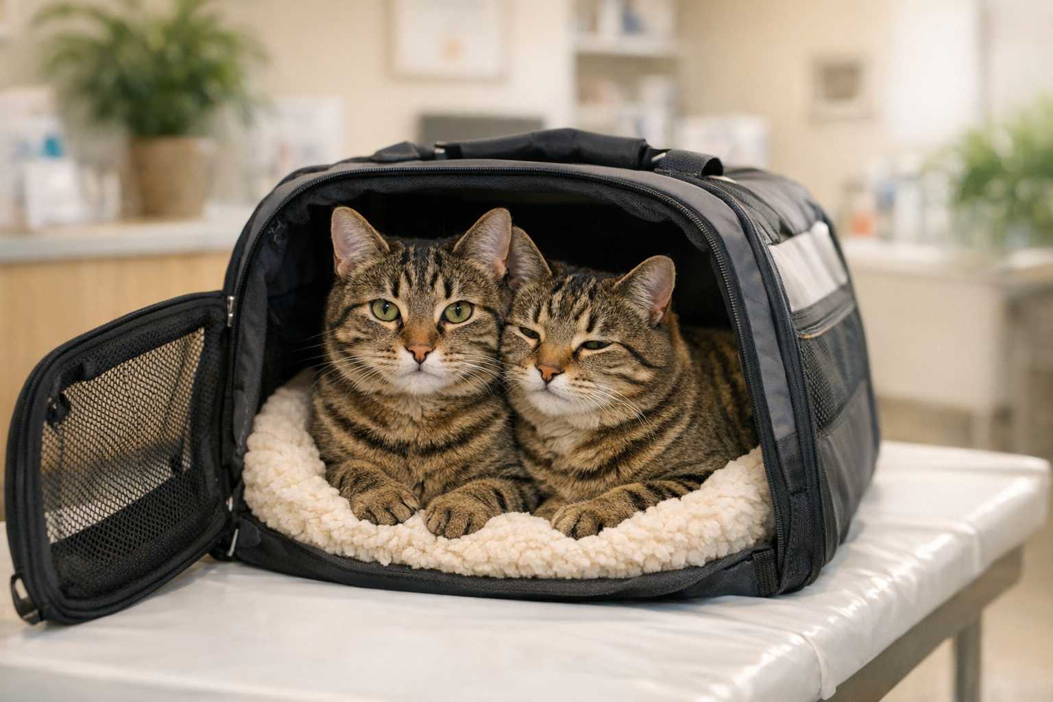 Tierärztliche Versorgung für verbundene Katzenpaare: Stressarme Strategien für Tierarztbesuche