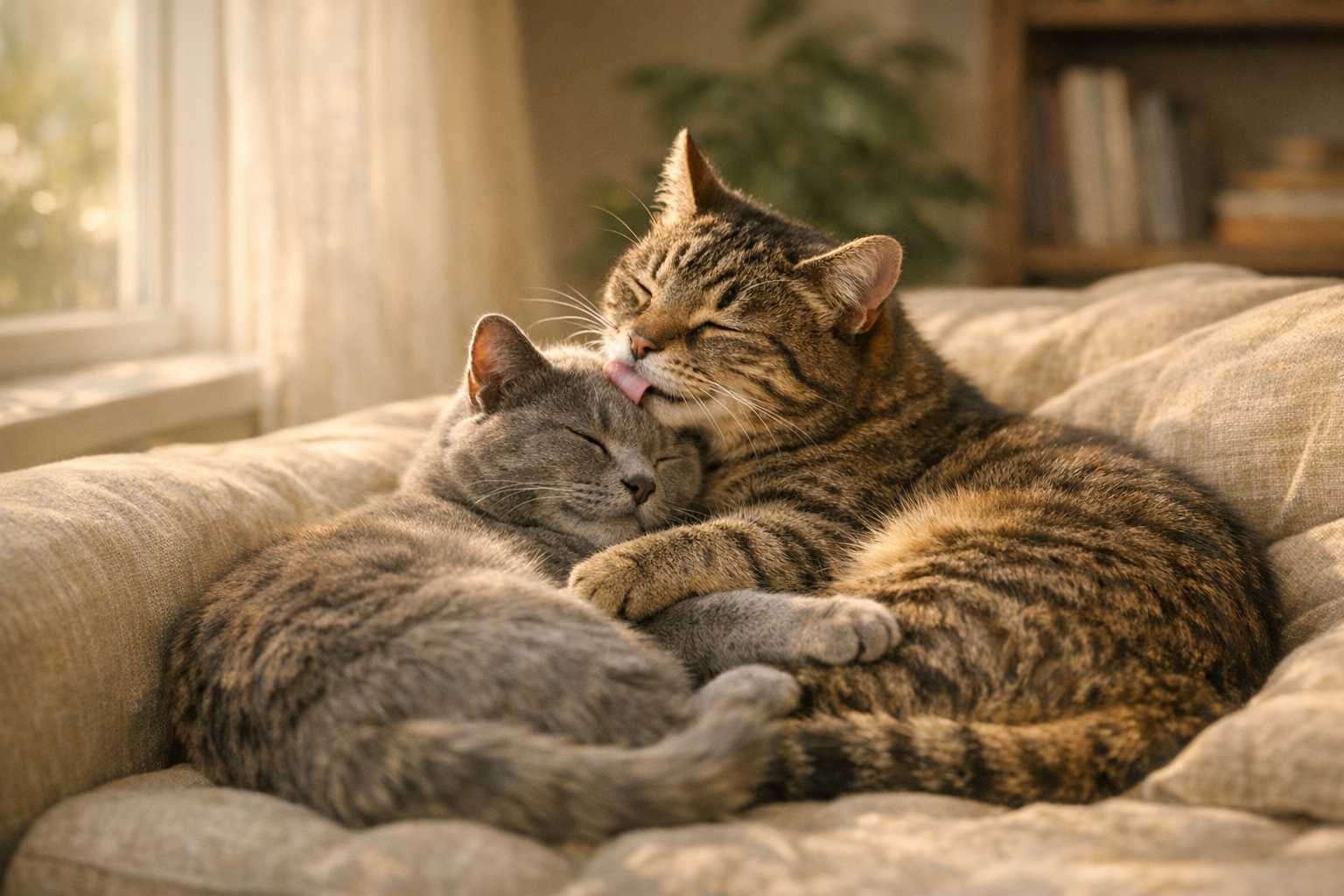 Gebundene Katzenpaare und Angstzustände: Wie Gesellschaft dabei helfen kann, Stress zu reduzieren